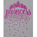 Childrens Place Grey Princess Graphic Tee